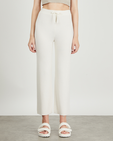 Cashmere Trouser Heather Offwhite 1
