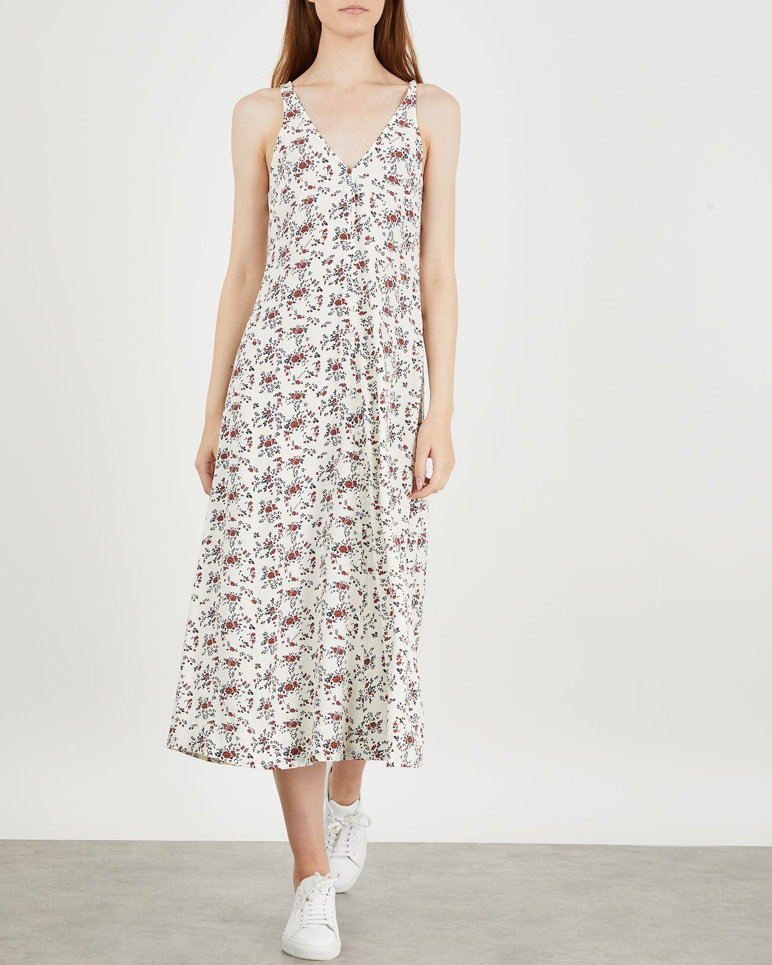 Ganni - Dress Printed Crepe | WAKAKUU