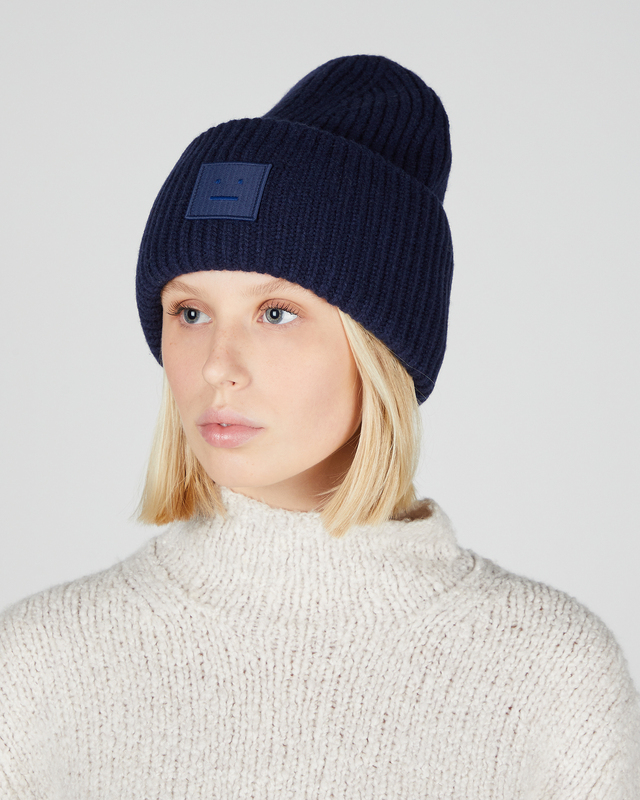 Acne Studios Mössa Pansy N Face Navy ONESIZE