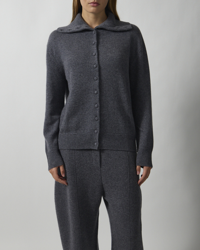 LISA YANG Cardigan Denie Cashmere Granit 1 (S-M)