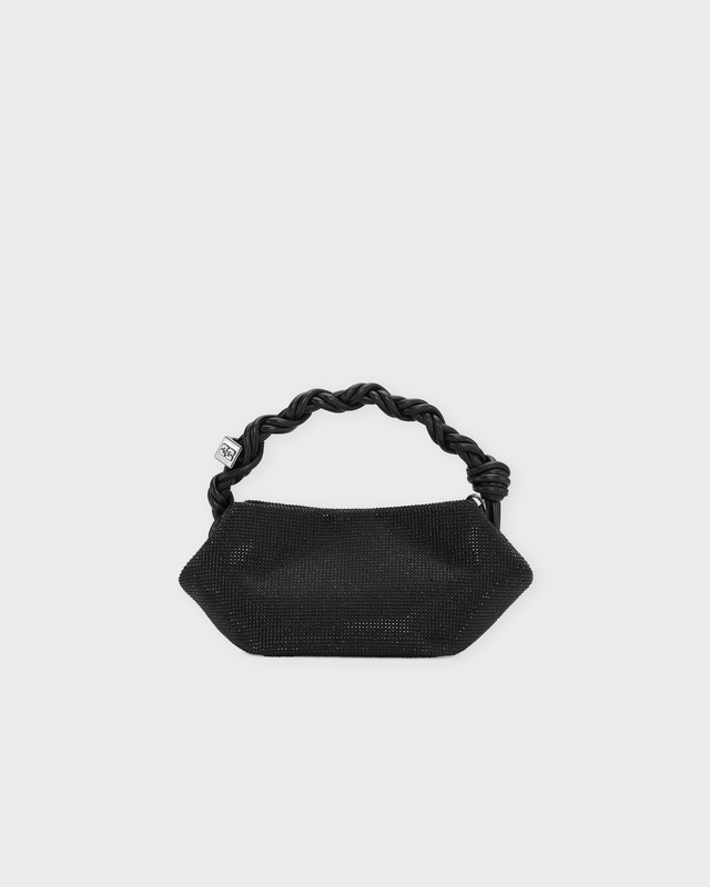 Ganni Bag Ganni Bou Mini Satin Strass Black ONESIZE
