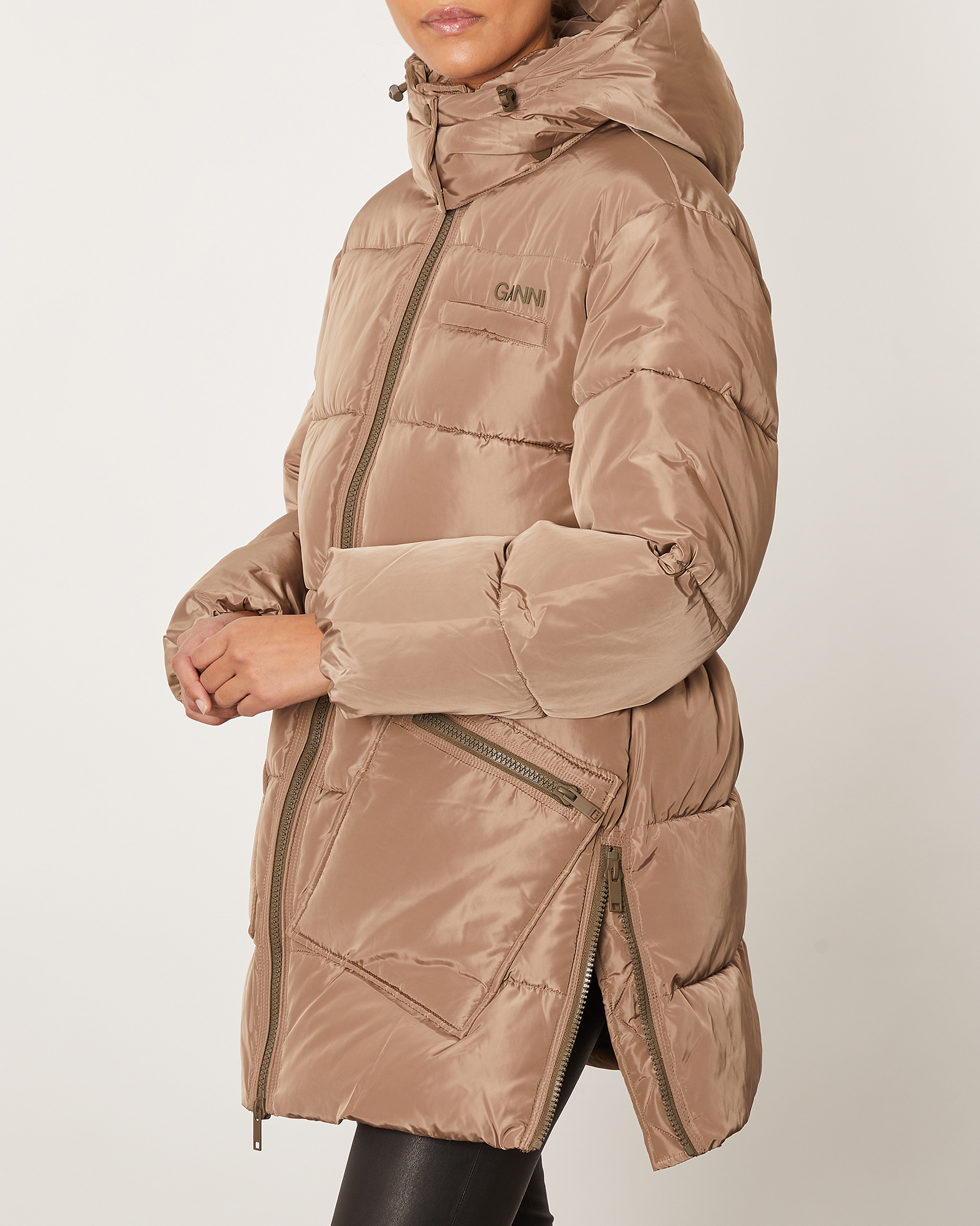 ganni down coat
