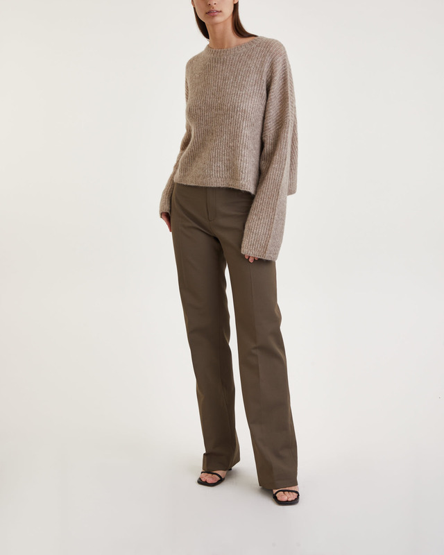 HOPE Trousers Draw Khaki 34