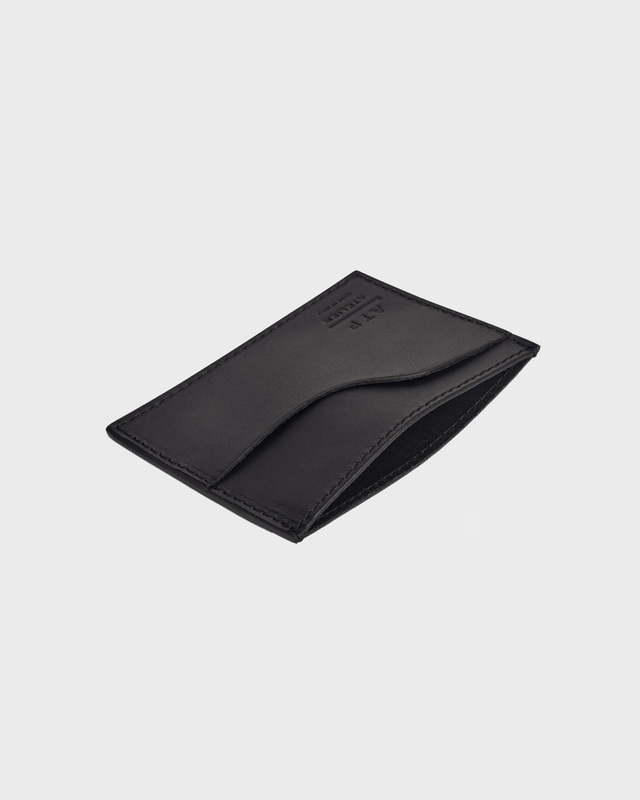 ATP Atelier Wallet Vinci Black Vacchetta Black ONESIZE