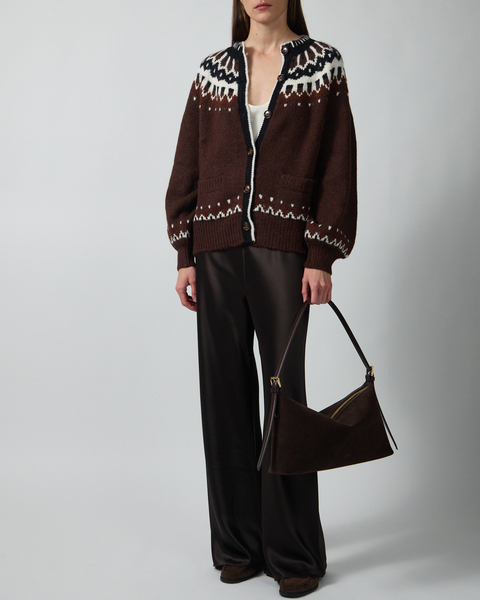 Cardigan Hue Brun 2