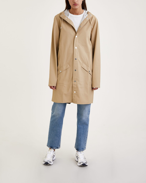 Long Rain Jacket Sand 2