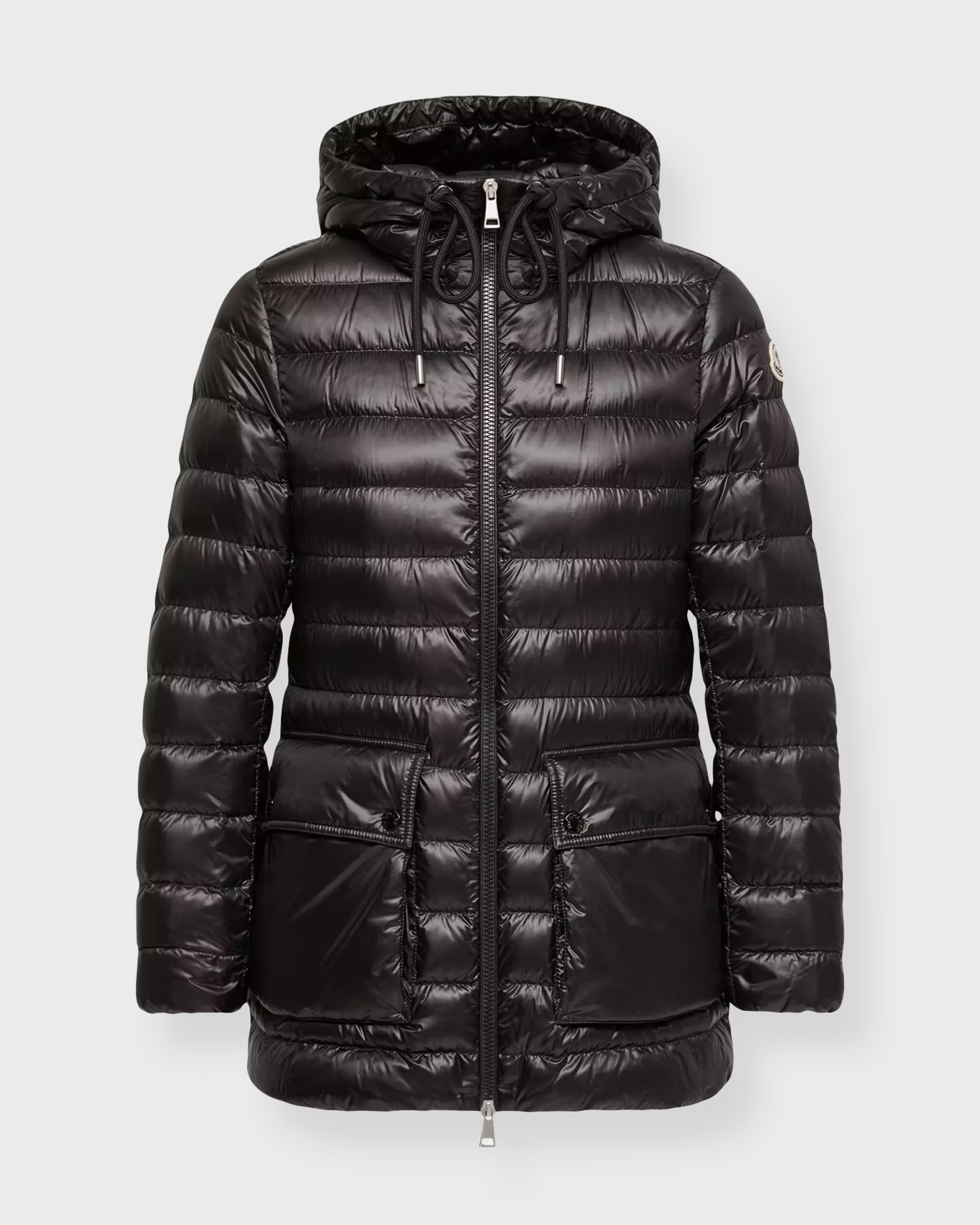 Moncler Women's Black Jacket Jasmine Parka Puffer 2 (M)
