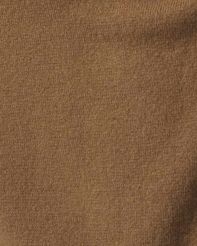 Wakakuu Icons Genser Macy Zip Wool Camel L
