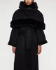 By Malene Birger Marta Ull Cape  Svart ONESIZE