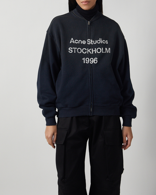 Acne Studios Sweater Zip Logo Black XS-S