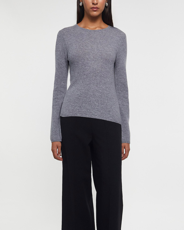 Almada Label Tröja Awa Crewneck Grå XL