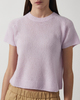 LISA YANG T-Shirt Siona Cashmere Light pink 1 (S-M)