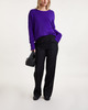 LISA YANG Sweater Mila Cashmere Lila/blå 2 (M-L)