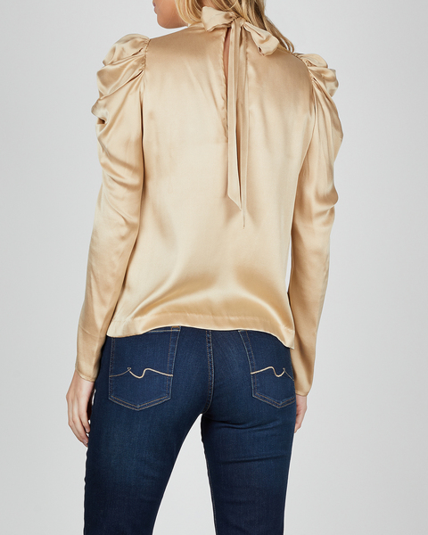 Blus Stacy Silk  Beige 2