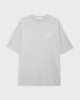 ANINE BING T-Shirt Myers Serif NY Grey melange L