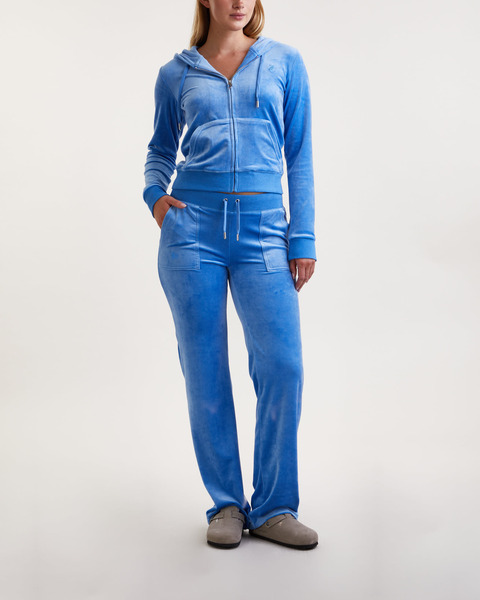 Byxor Sweatpants Classic Velour  Blå 1