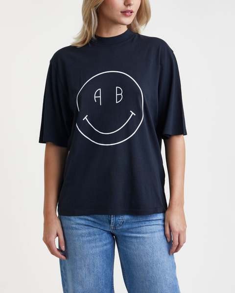 T-shirt AVI Smiley Svart 1