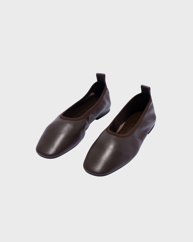 Aeyde Flade sko Dex Nappa Leather Moka Dark Brown EUR 40
