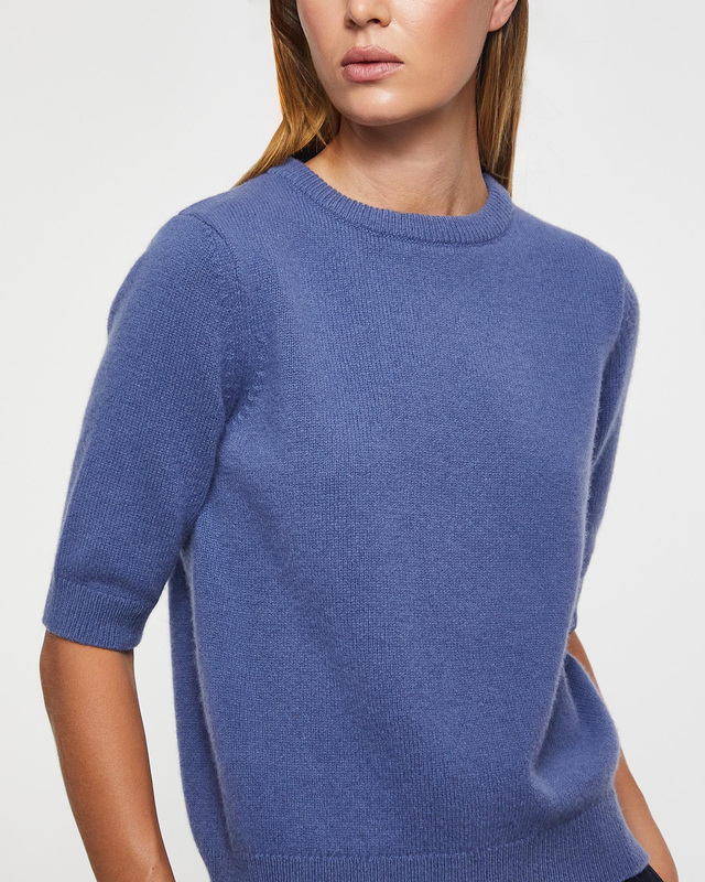 Wakakuu Icons Top London Wool Cashmere Blue L
