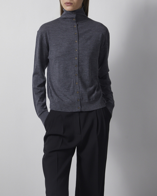 Wakakuu Icons Cardigan Willa Merino Wool Grey XL