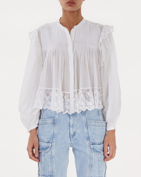 Blus Mikia Vit 1