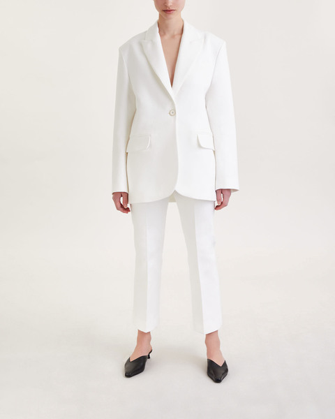 Trousers Kick Flare Suit Creme 1