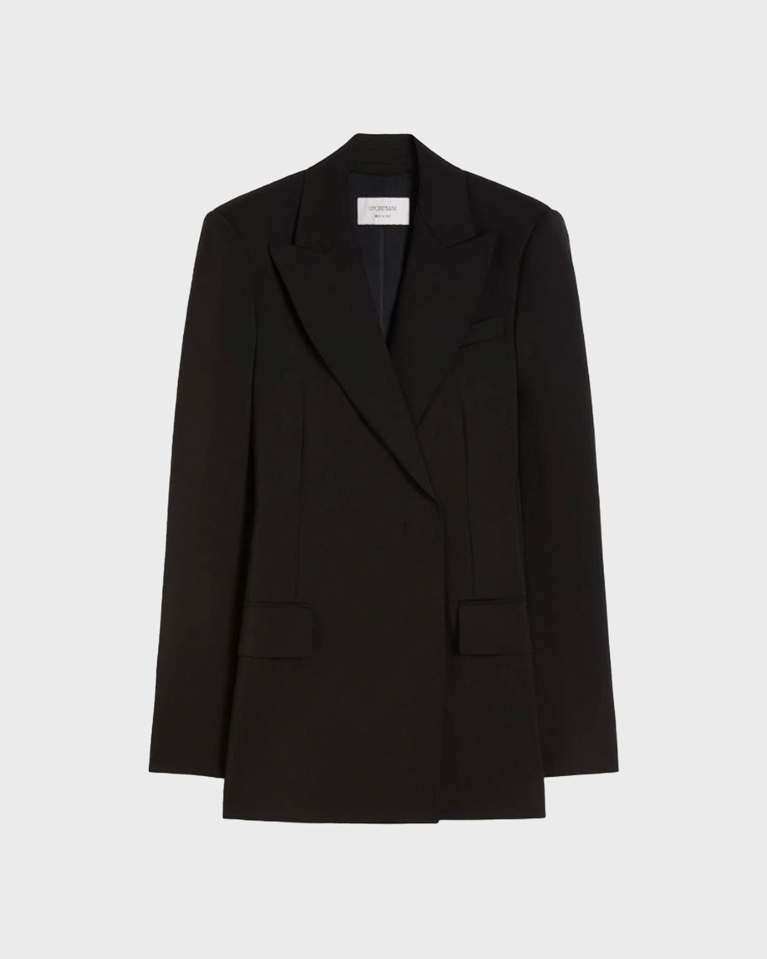 Sportmax Women's Black Jacket Spxfate It 46 (Eur L)