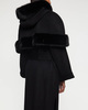 By Malene Birger Marta Ull Cape  Svart ONESIZE