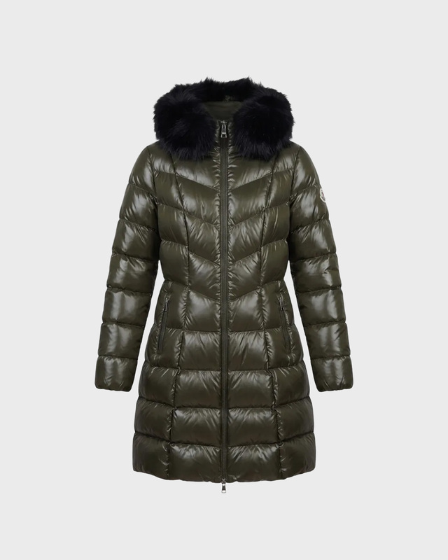 Moncler Kåpe Fulmarusse Long Green MONCLER 1 (S)