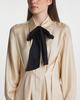 Zimmermann Dress Natura Draped Shirt Light Yellow 2 (M-L)