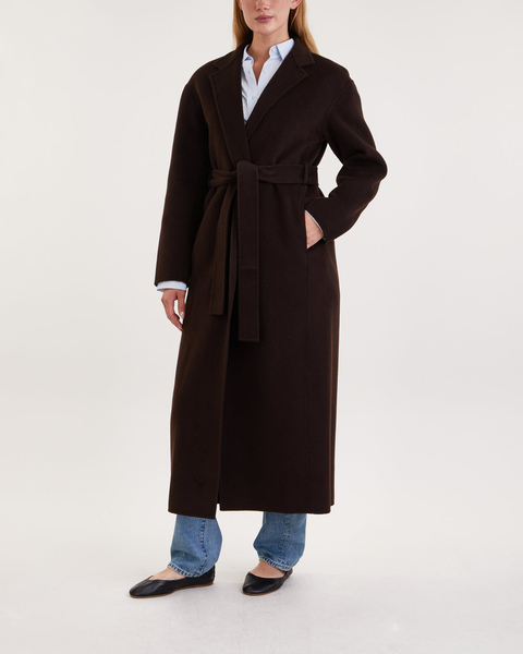 Coat Alexa Mörkbrun 1
