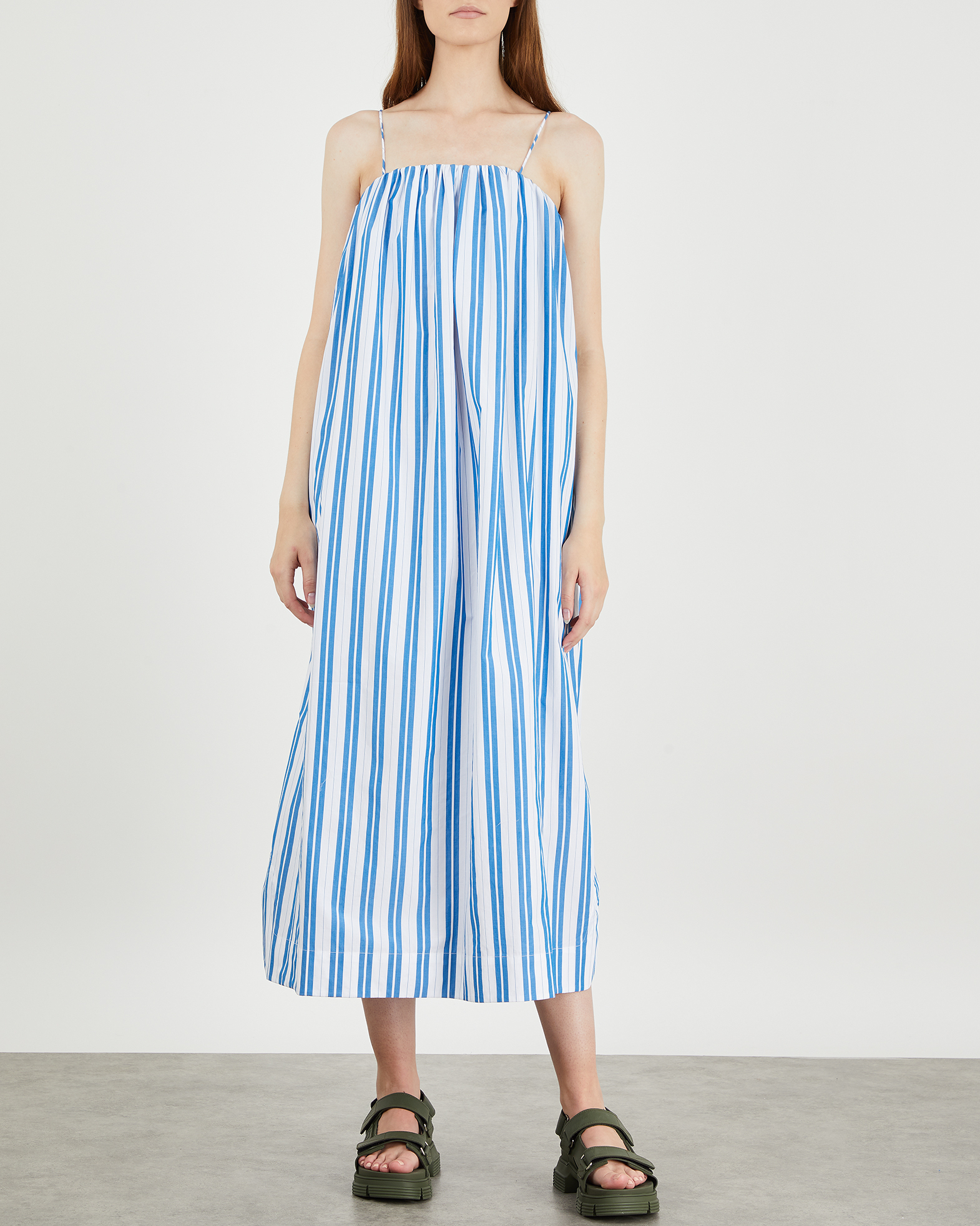 Ganni - Dress Stripe Cotton | WAKAKUU