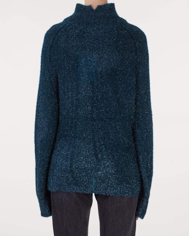 Acne Studios Tröja FN-WN-KNIT000481 Petrolblå L