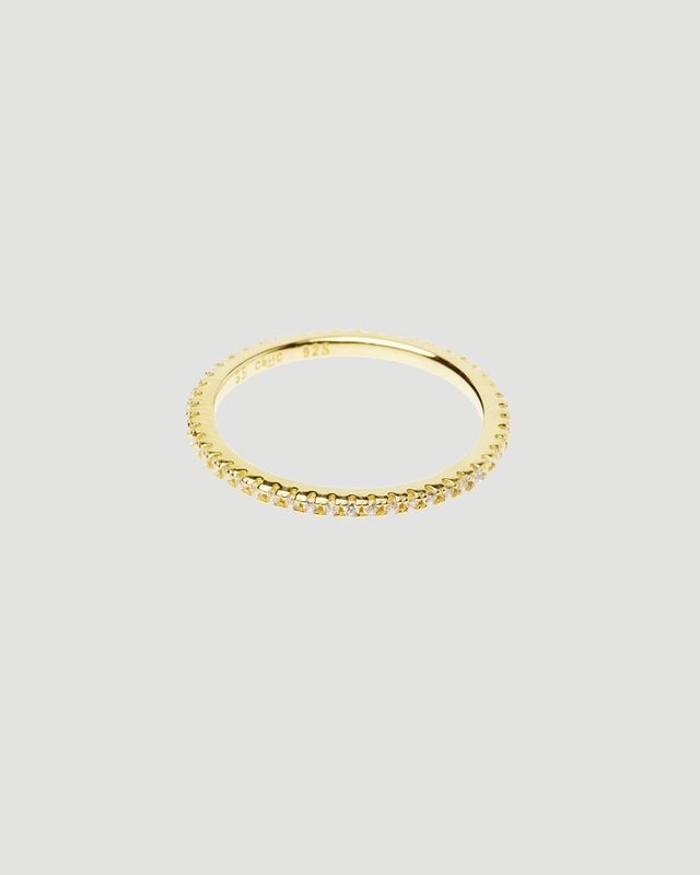 CBYC Ring Piece of Cake Guld/vit 55