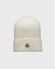 Moncler Wool Beanie White ONESIZE