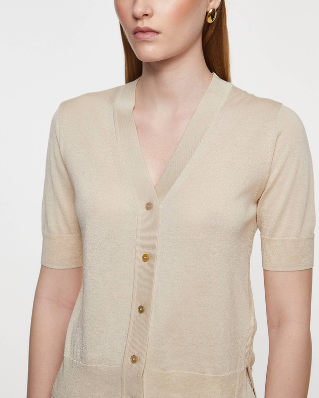 JOSEPH Kofta Superfine Cotton Silk Beige S