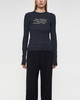 Acne Studios T-shirt Long Sleeve Layered Black XS