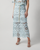 Zimmermann Skirt Awaken Embroidered Mint 0 (XS-S)