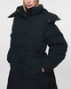 GANNI Jacka Tech Seersucker Puffer Svart XXS/XS