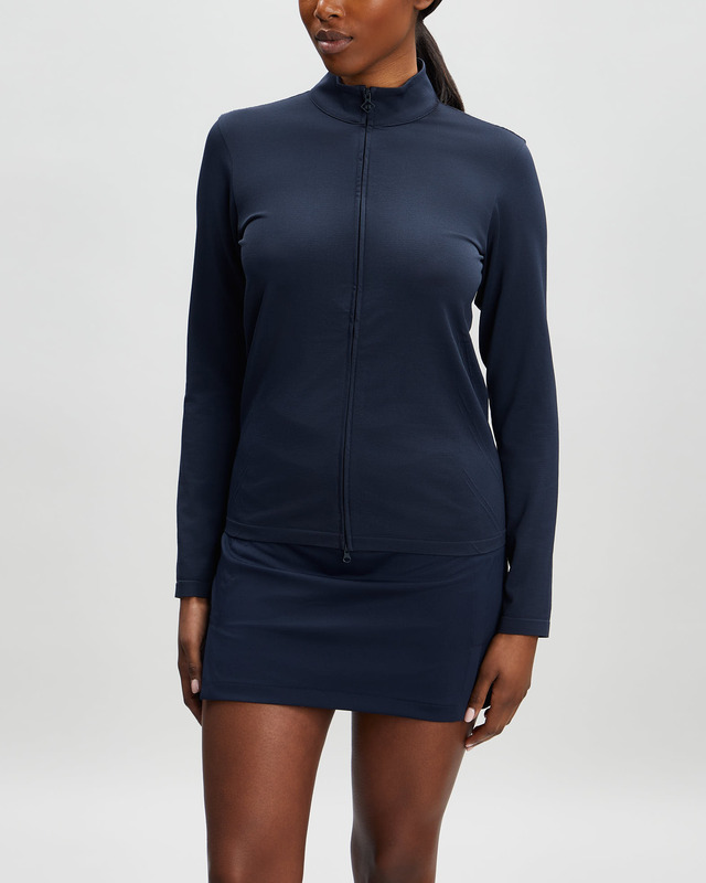 J Lindeberg Topp Nancy Seamless Mid Layer Navy L