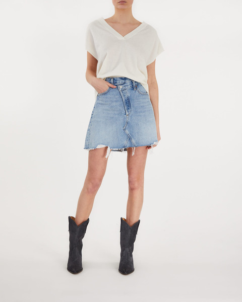 Skirt Criss Cross  Indigo 2
