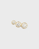 Sophie Bille Brahe Earring Croissant Trois Guld HÖGER
