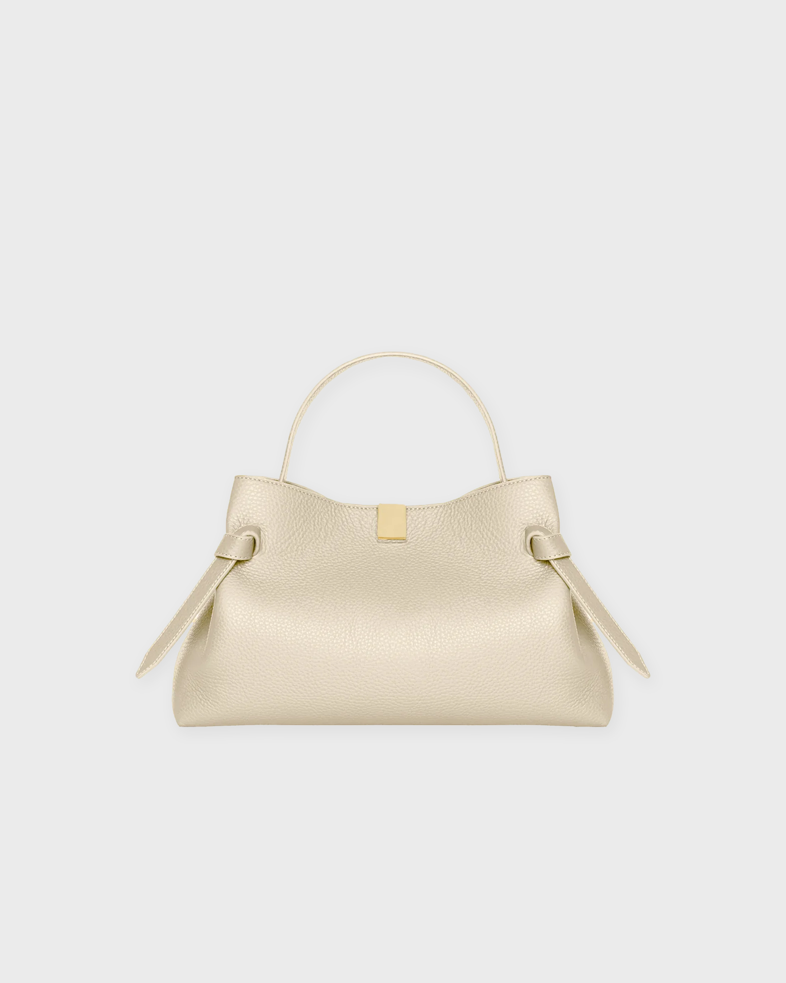 Yuzefi Tote Bag Gyoza Mini Pebble Gr In White