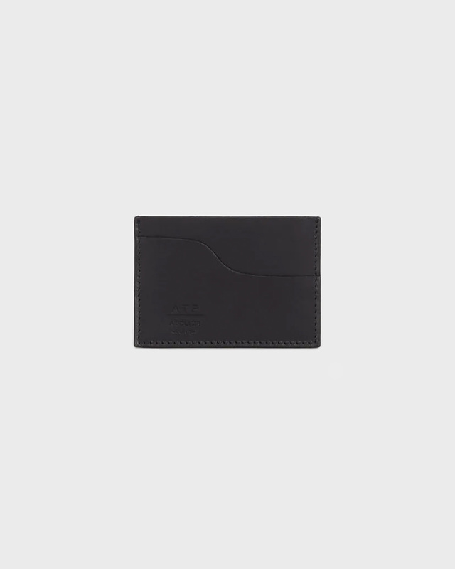 ATP Atelier Wallet Vinci Black Vacchetta Black ONESIZE