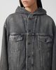 Acne Studios Jacket Hooded Denim Washed black XS-S
