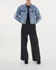 AGOLDE Shrunken Charli Jacket In Immortal Indigo S