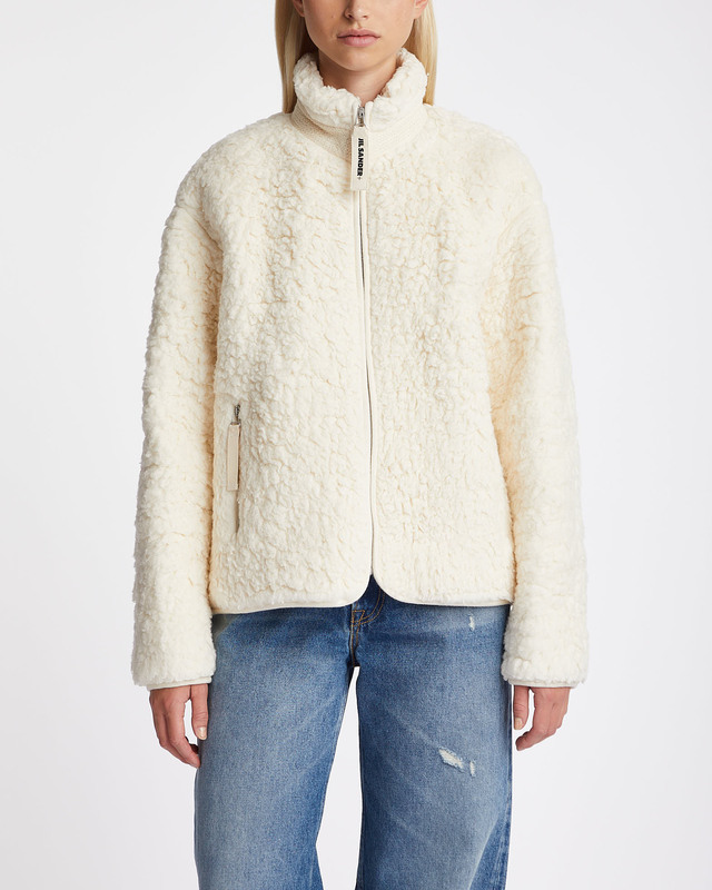 Jil Sander Zip-Up Jacket  Egg shell M