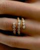 Ragbag Odette Spiral Ring Gold 56