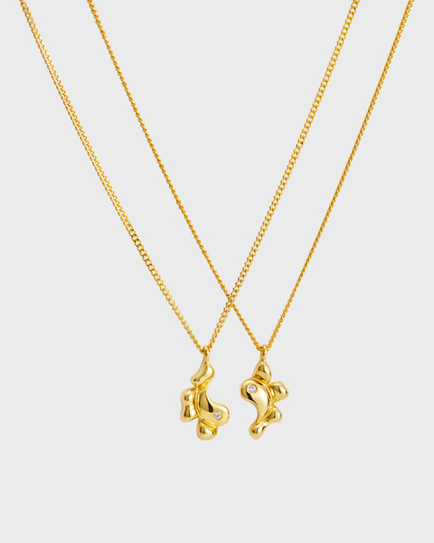 Necklace Pansy Guld ONESIZE 1