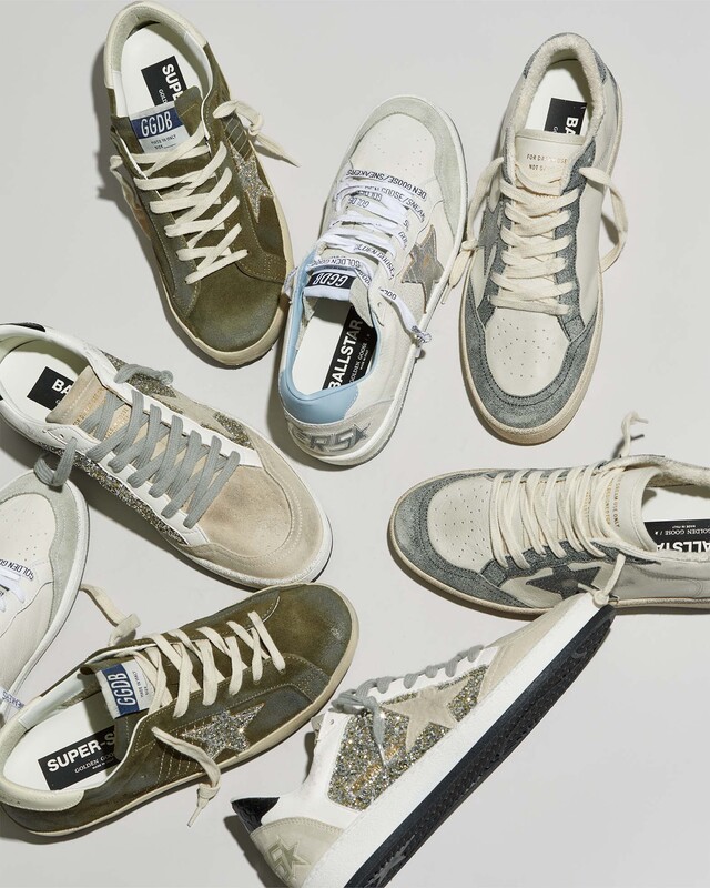 Golden Goose Deluxe Brand Sneakers Ball Star Laminated Star Leather |  WAKAKUU